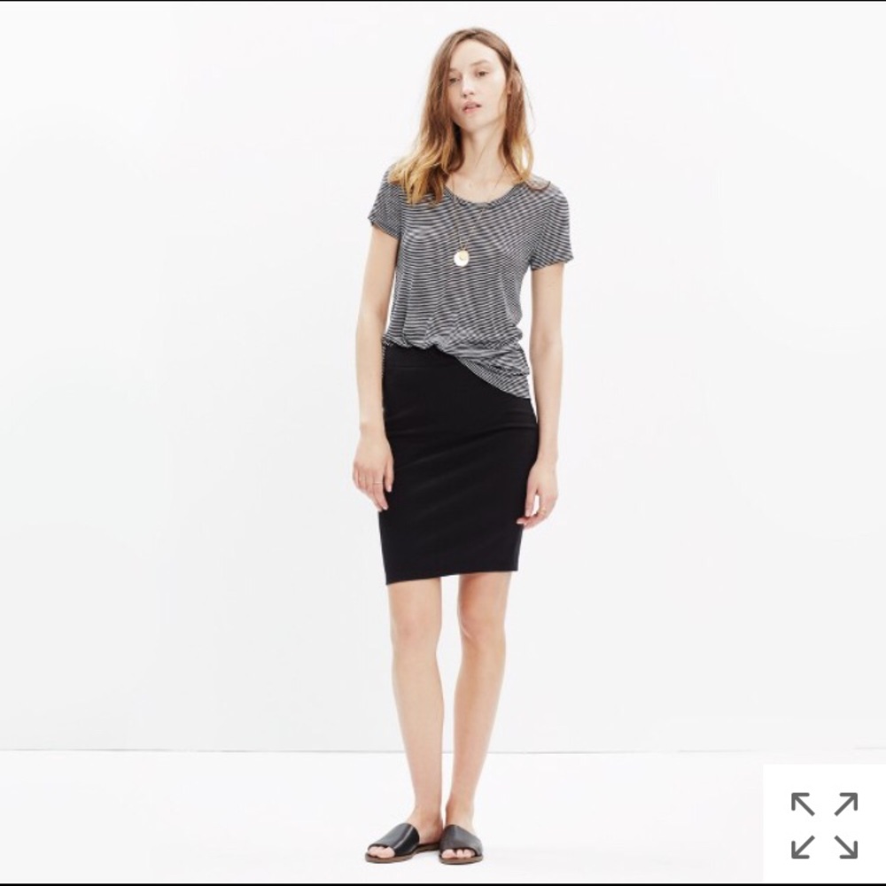 NWT Madewell City Skirt XS